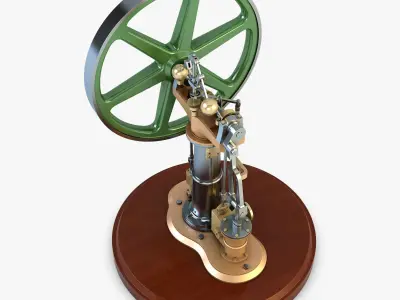 Benson Vertical Engine 3D model