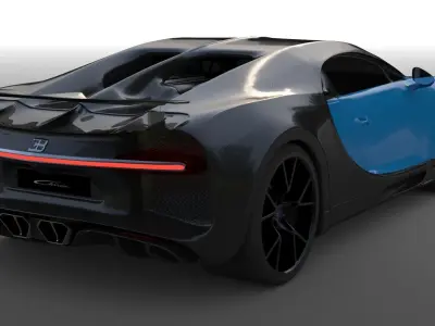 Bugatti Chiron 3D model get