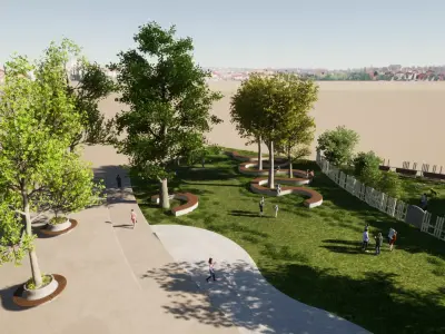 PUBLIC SPACE  for Twinmotion and Unreal Engine 4 3D model