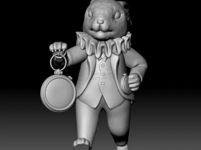 Rabbit - disney - deco - 030 3D print model