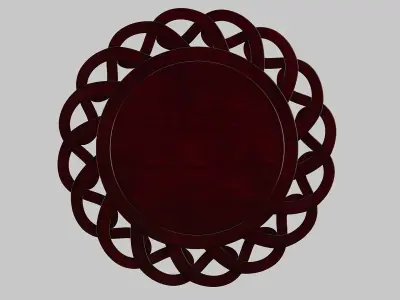 Wall Clock 02 PBR 3D model