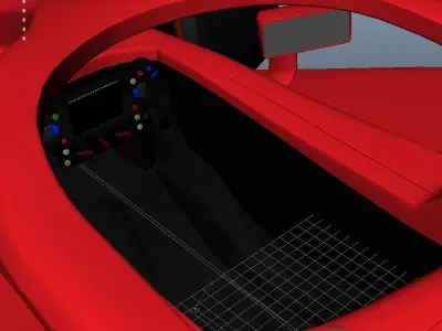 f1 2021 detailed model 3D model