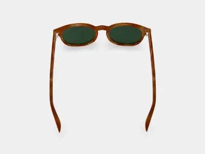 Toddy Sunglasses in Sequoia Tortoise 3D model