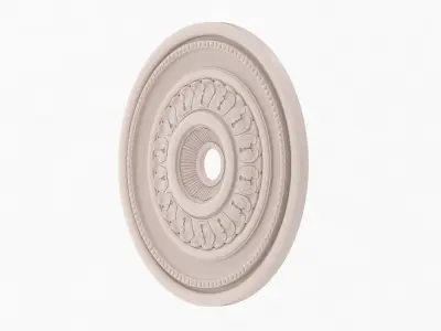 Classic Ceiling Medallion 24 3D model