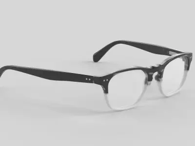 Old Sport Eyewear Glasses Low-poly 3D model