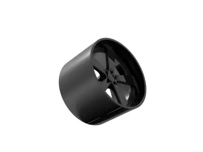 AMERICAN RACING BURNOUT WHEEL 3D PRINT MODEL 3D print model