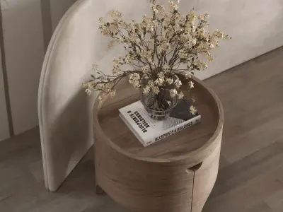 Headboard Wall Panel Composition 26 3D model