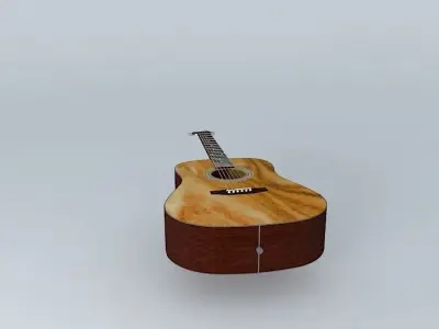 Dreadnought Guitar Free 3D model