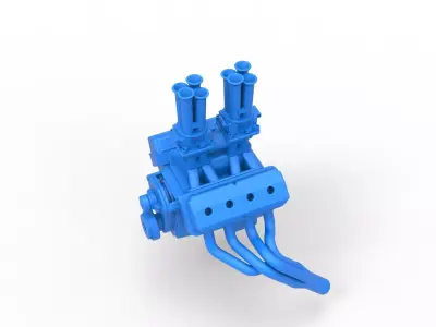 Engine of Gasser Version 2 Scale 1 to 25 3D print model