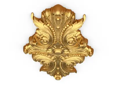 Classic decor ornament 295 3D model