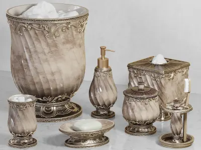 Monaco Bath Accessories 3D model