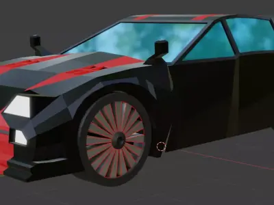 Dunge RY GameReady Car Model Low-poly 3D model