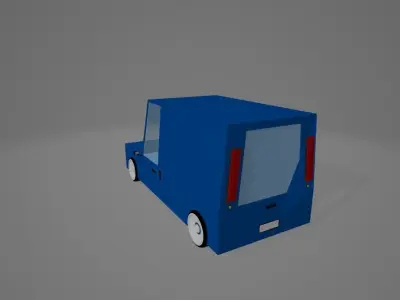 Little Low-detail suitable vehicle package 3D model