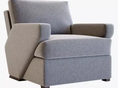 Matteo Lounge Chair Low-poly 3D model