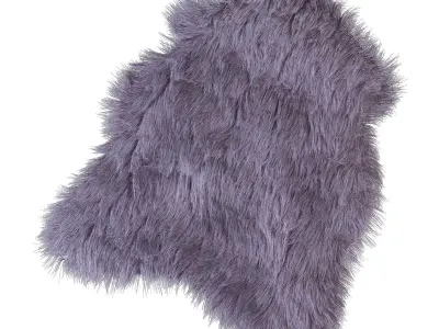 The mat of artificial fur 3D model
