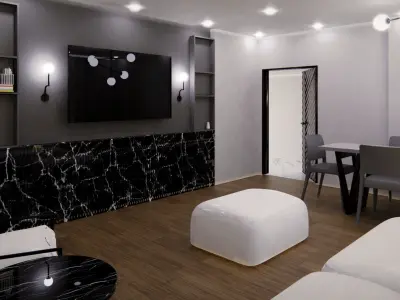 Living Room Interior Design  3D model