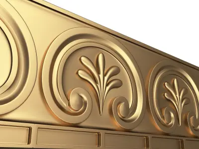 Ornament Element Molding 013 Low-poly 3D model