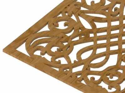 Decorative panel STL 3D model 21