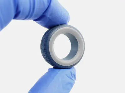 15x10 Diamond Back III Tire  3D print model