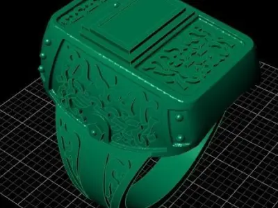 Welding Mask Ring 3D print model