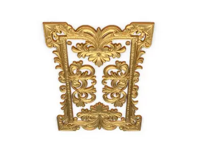 classical door decor 15 3D model