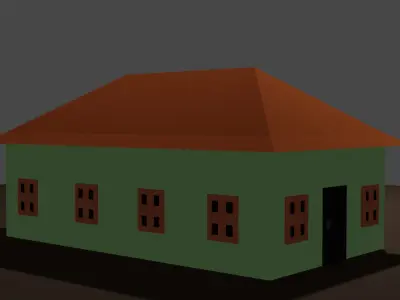 3D home  arts simple Low-poly 3D model