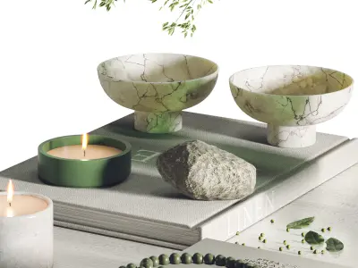 Decoration set shuba 3 3D model