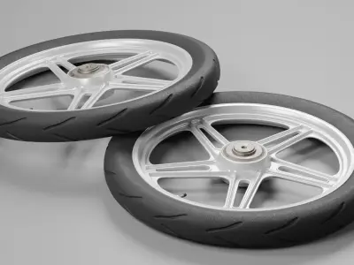 Rim Peugeot 103 Bernardi extra 3D model