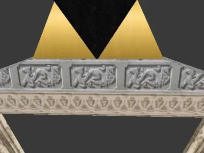 Forsaken Everland Archway Free low-poly 3D model