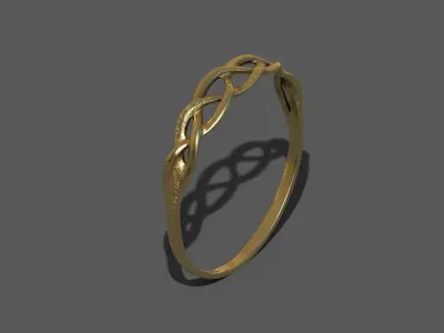 High-Quality 3D Ring Model Pack 4 Low-poly 3D model