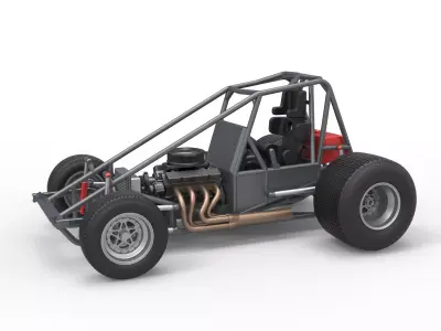 Super rod Base Scale 1 to 25 3D print model