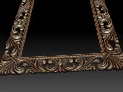 Decorative frame 2 3D model