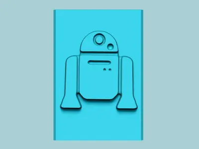 Stamp 99 Star Wars R2D2 - Fondant Decoration Maker Toy 3D print model