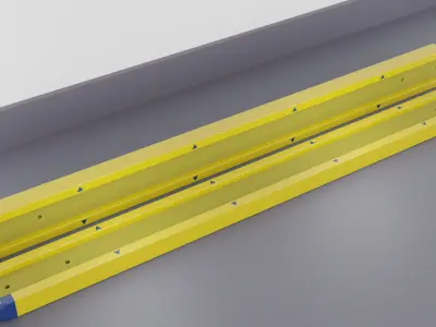 H20 formwork timber beam  Low-poly 3D model