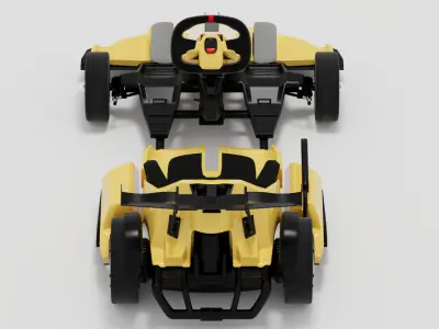 Ninebot Gokart Pro Lamborghini Edition 3D model