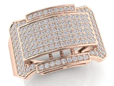 Big fancy mans ring 3D print model