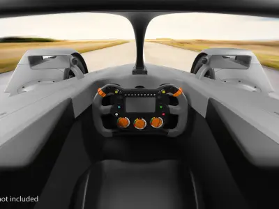 Formula E Car Generic 3D model