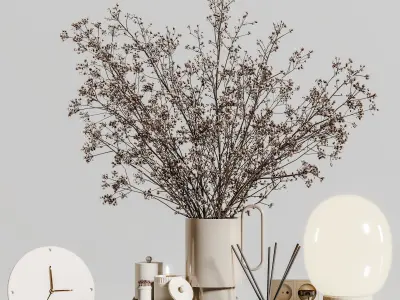 decorative set 123 3D model