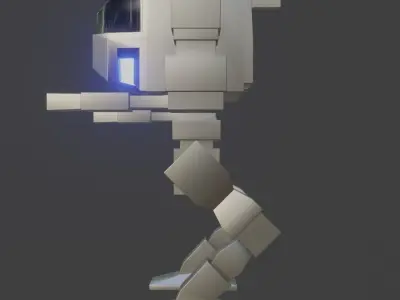 Mech Robot Free low-poly 3D model