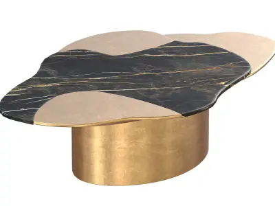 Vincenzo De Cotiis bronze Coffee Table 3D model