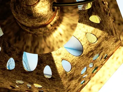 arabic lantern 2 3D model