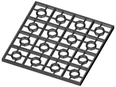 Astonishing Window Grill 3D print model