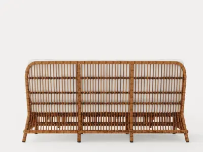 Anemone sofa set Low-poly 3D model