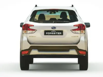 Subaru Forester 2019 Low-poly 3D model