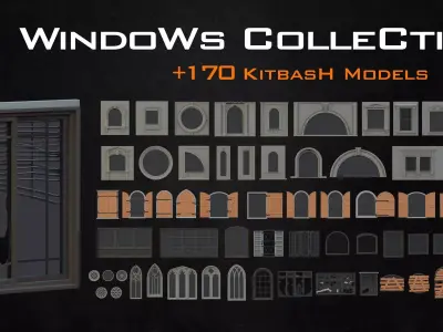 Windows Collection 3D model
