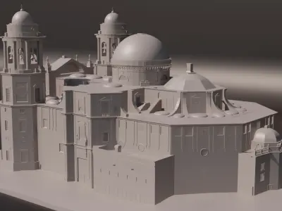 Cadiz Cathedral 3D model