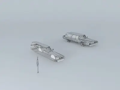 70s idea car Free 3D model