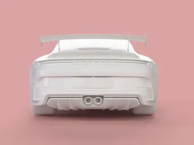 Porsche GT3 2022 3D model