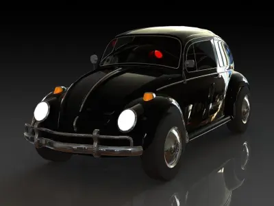 VW Beetle 3D model