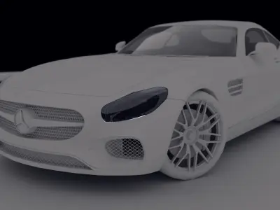 Mercedes AMG GT 3D model